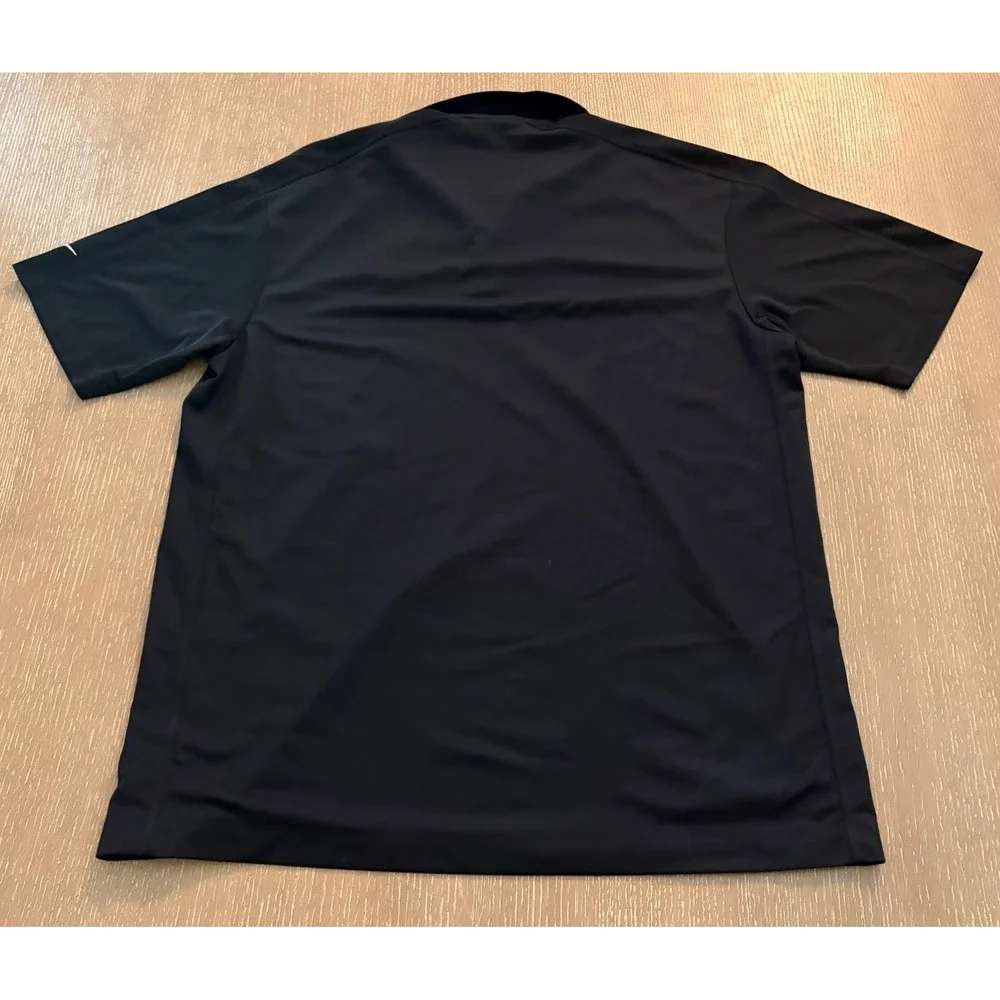 Nike Golf Men's XL Black Dri-FIT Mellow Mushroom Embroidered Polo Shirt